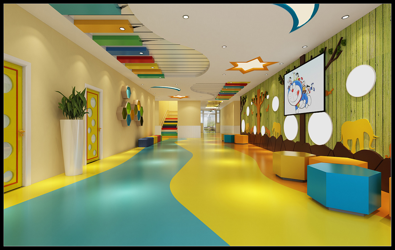 少兒教育機構裝修設計效果-第3張圖片-上海古都建筑設計集團