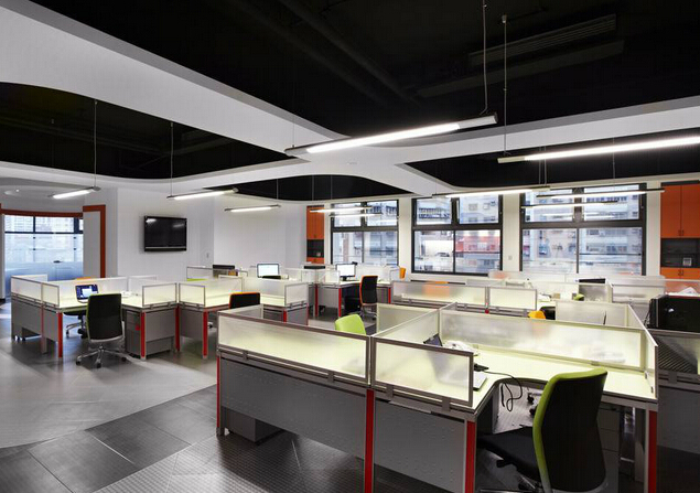 黃浦區(qū)力寶廣場辦公室裝修效果-第3張圖片-上海古都建筑設(shè)計(jì)集團(tuán)