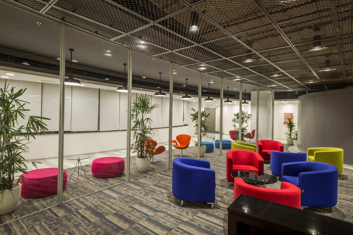 移動設(shè)備公司2550平辦公室設(shè)計實景-第3張圖片-上海古都建筑設(shè)計集團(tuán)