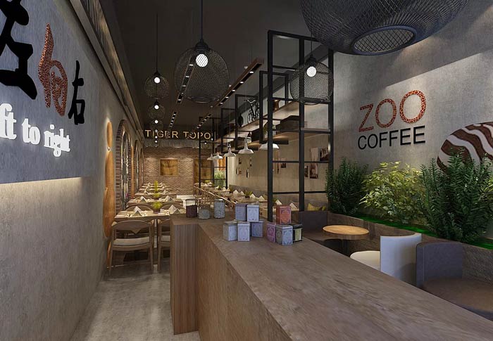 109平米面館裝修設(shè)計(jì)效果-第3張圖片-上海古都建筑設(shè)計(jì)集團(tuán)