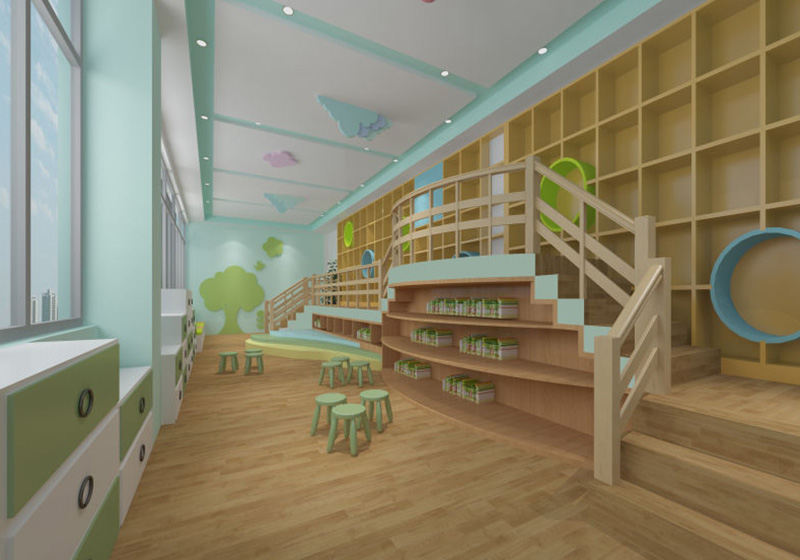 幼兒園學(xué)校裝修設(shè)計(jì)效果圖-第2張圖片-上海古都建筑設(shè)計(jì)集團(tuán)