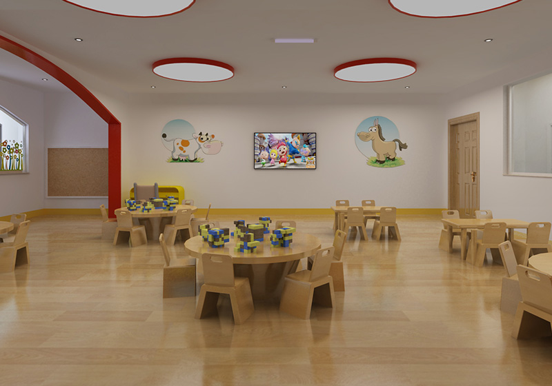 幼兒園學(xué)校裝修設(shè)計(jì)效果圖-第5張圖片-上海古都建筑設(shè)計(jì)集團(tuán)