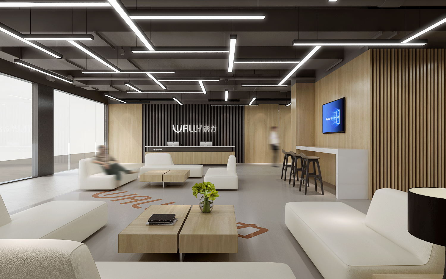 黃浦遠洋大廈780平米辦公室裝潢圖片-第2張圖片-上海古都建筑設計集團