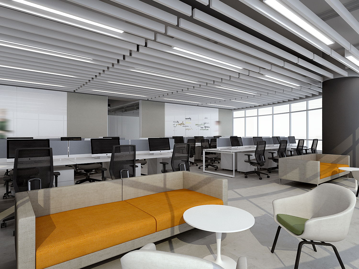 黃浦遠洋大廈780平米辦公室裝潢圖片-第3張圖片-上海古都建筑設計集團