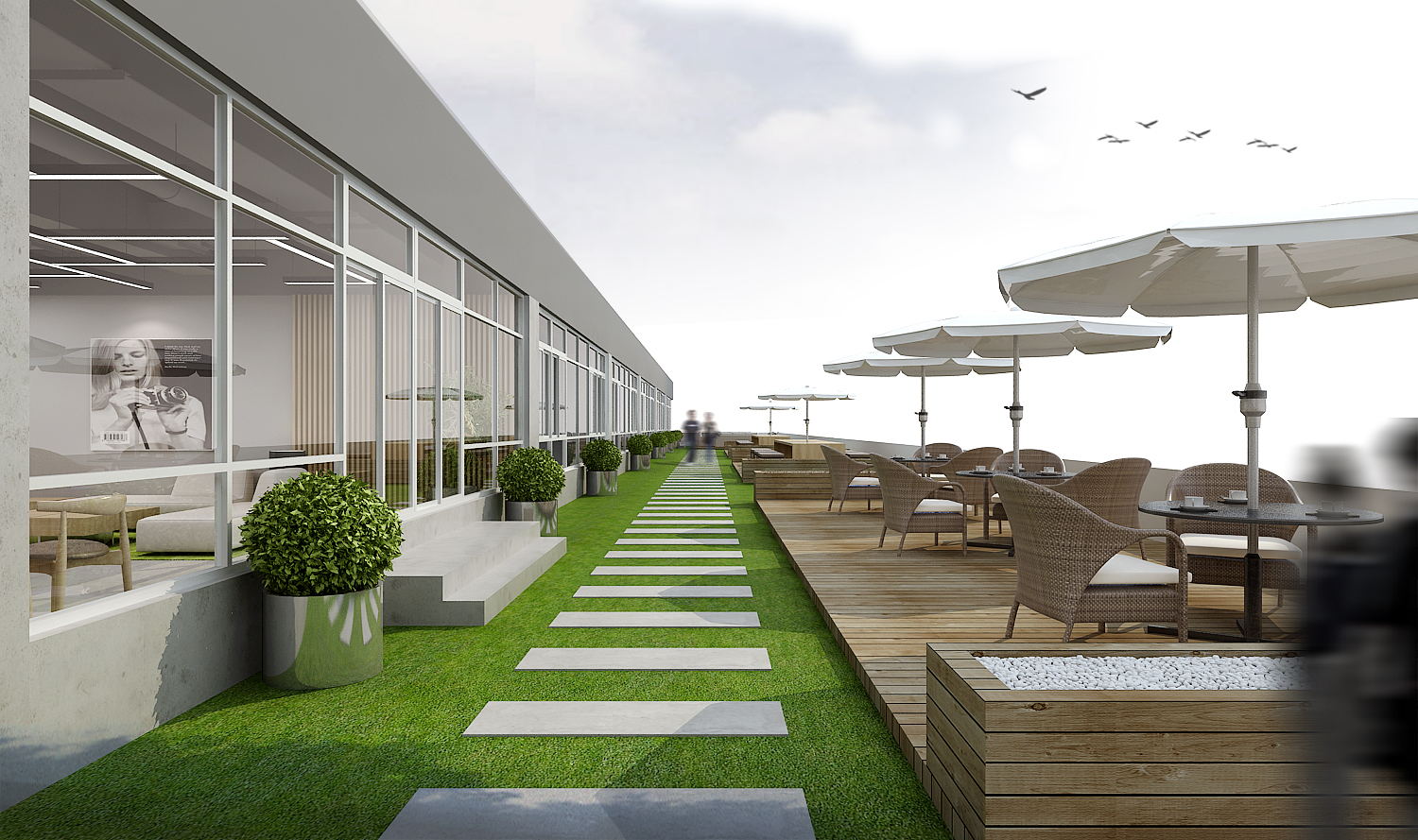 黃浦遠洋大廈780平米辦公室裝潢圖片-第7張圖片-上海古都建筑設計集團