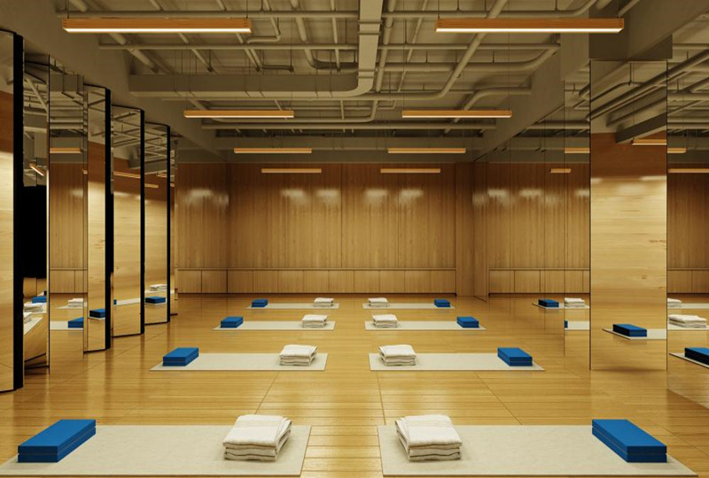 瑜伽館600平裝修設(shè)計(jì)效果圖-第1張圖片-上海古都建筑設(shè)計(jì)集團(tuán)