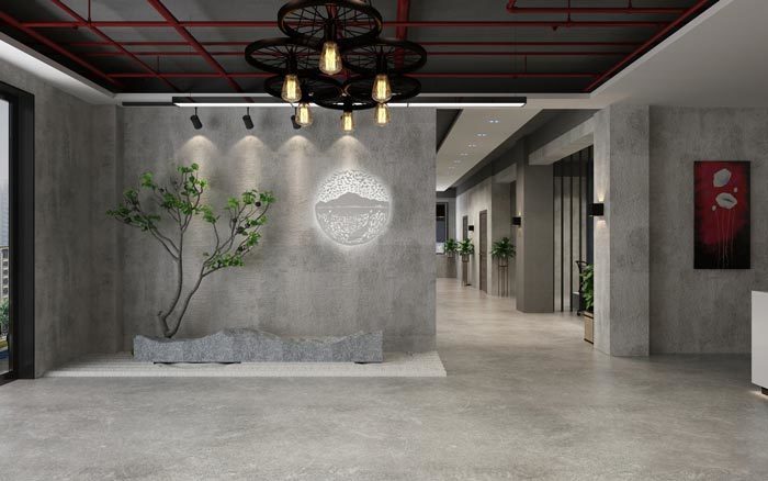 600平工業(yè)風辦公室設(shè)計裝修效果圖-第2張圖片-上海古都建筑設(shè)計集團