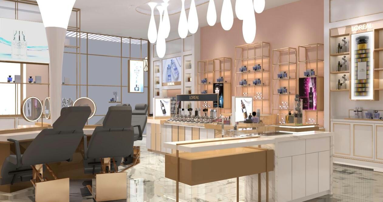 化妝品銷(xiāo)售公司店鋪設(shè)計(jì)效果-第3張圖片-上海古都建筑設(shè)計(jì)集團(tuán)