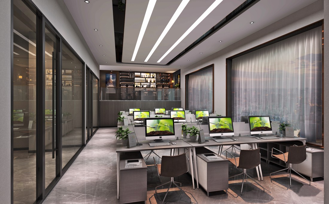 浦東辦公樓裝修設(shè)計400平環(huán)保公司-第1張圖片-上海古都建筑設(shè)計集團
