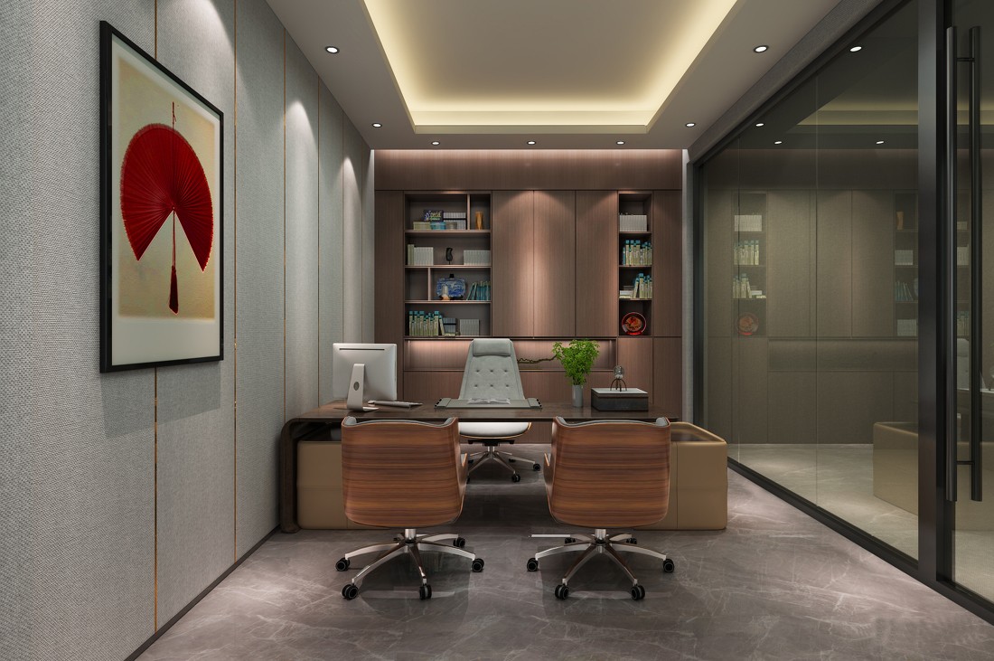浦東辦公樓裝修設(shè)計400平環(huán)保公司-第3張圖片-上海古都建筑設(shè)計集團