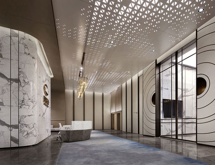 浦東普聯(lián)大廈寫(xiě)字樓裝潢設(shè)計(jì)實(shí)景圖-第3張圖片-上海古都建筑設(shè)計(jì)集團(tuán)