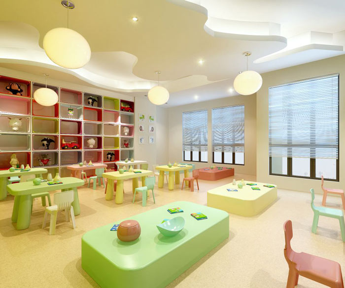 浦東新區(qū)辦公室裝修早教中心設(shè)計案例-第3張圖片-上海古都建筑設(shè)計集團(tuán)