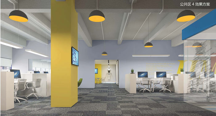 楊浦區(qū)辦公室裝修機器人科技公司設(shè)計案例-第1張圖片-上海古都建筑設(shè)計集團
