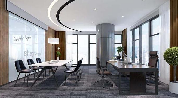 寶山區(qū)人力資源公司辦公室裝修設(shè)計-第1張圖片-上海古都建筑設(shè)計集團(tuán)