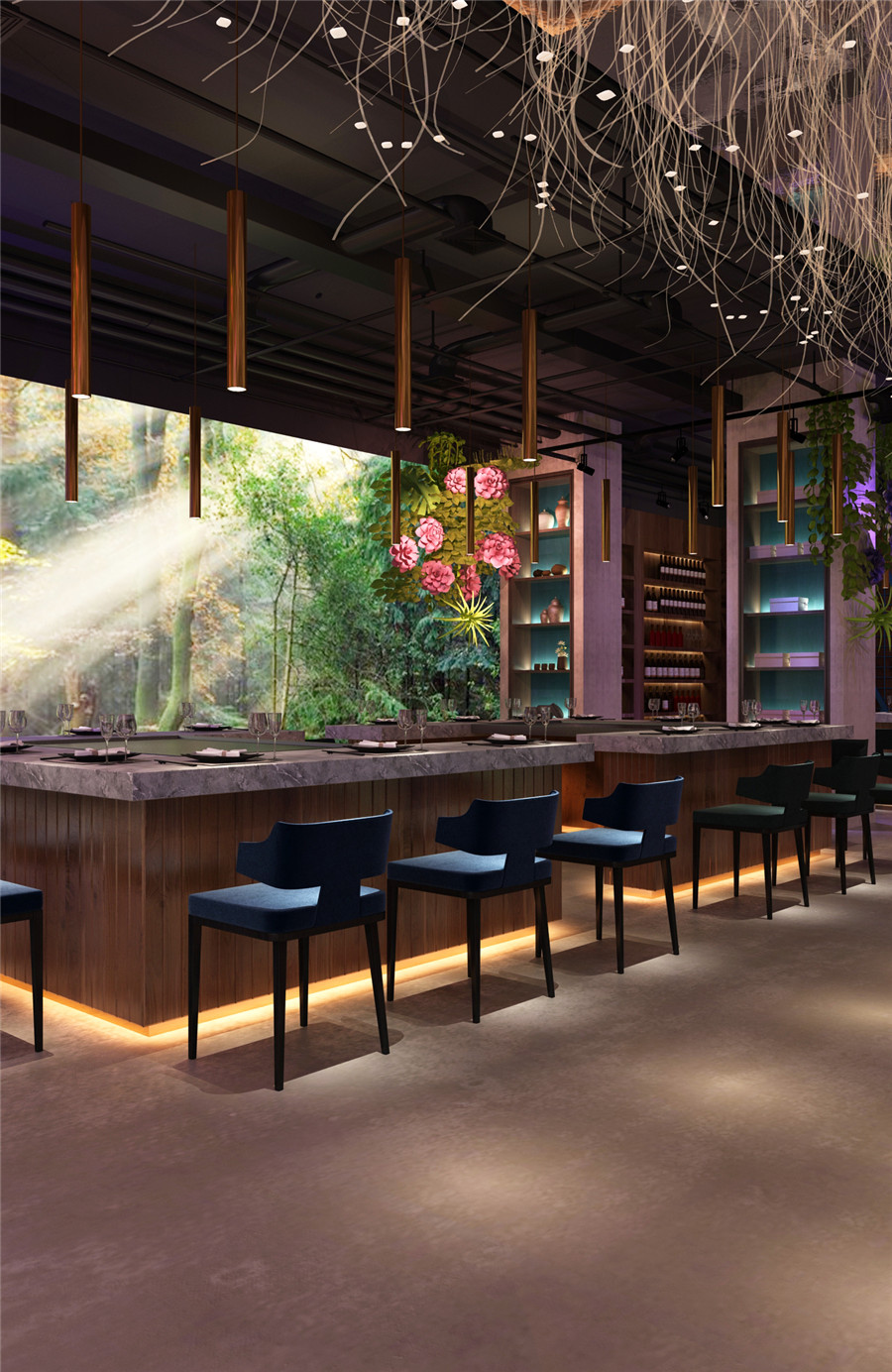 上海辦公室裝修餐廳裝修設(shè)計-第3張圖片-上海古都建筑設(shè)計集團(tuán)