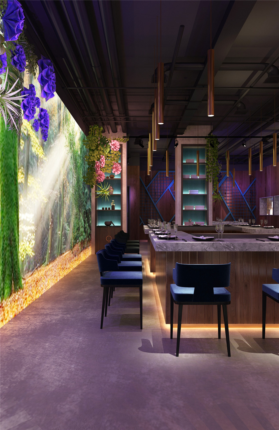 上海辦公室裝修餐廳裝修設(shè)計-第1張圖片-上海古都建筑設(shè)計集團(tuán)