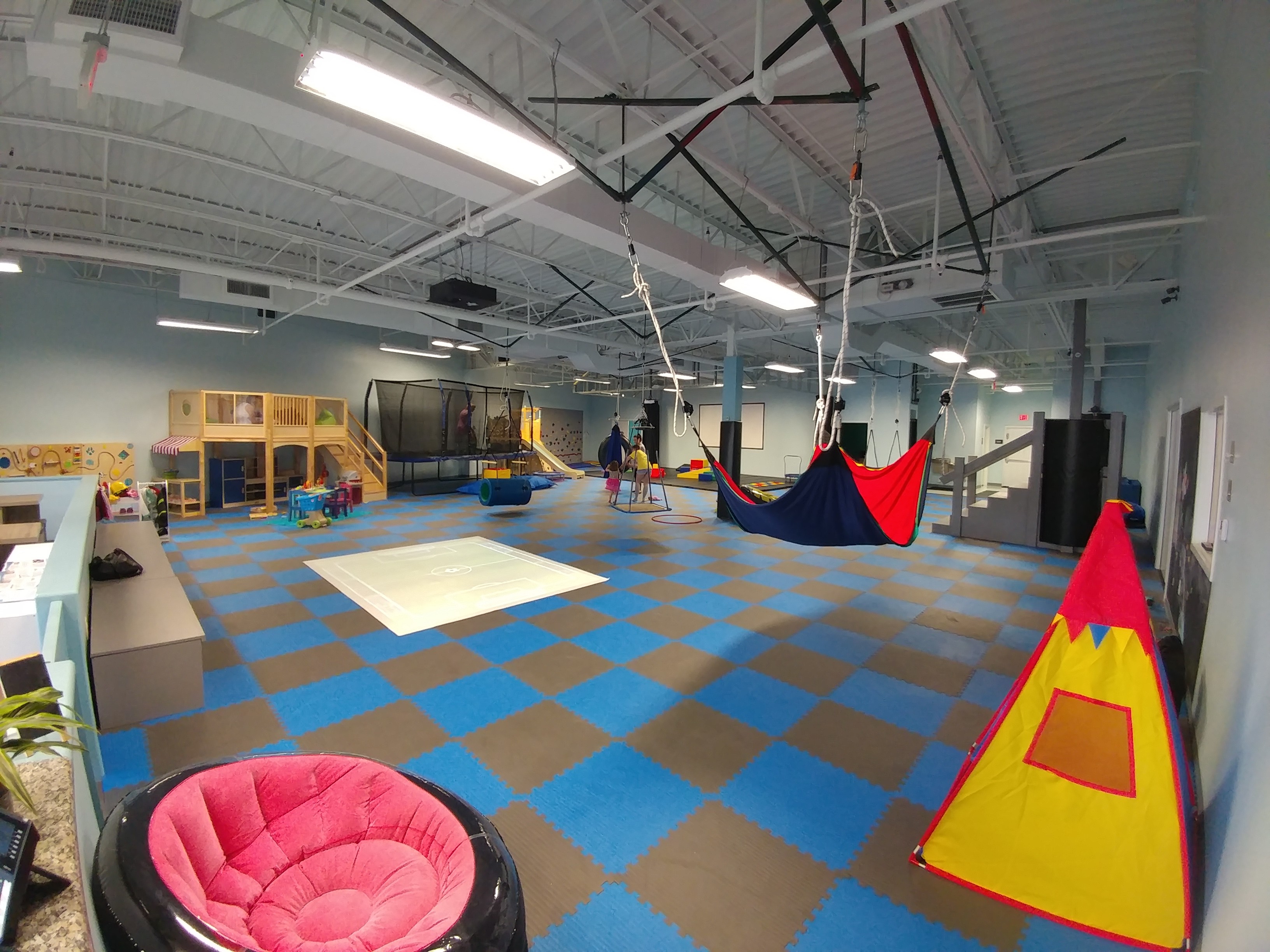 嘉定區(qū)辦公室裝修400平兒童訓練館裝修設計-第5張圖片-上海古都建筑設計集團