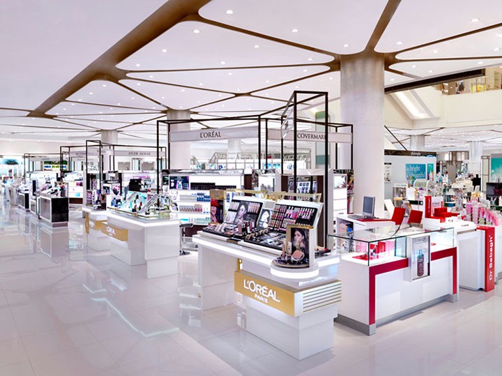上海辦公室裝修化妝品展廳設計-第3張圖片-上海古都建筑設計集團 上海辦公室裝修化妝品展廳設計-第3張圖片-上海古都建筑設計集團