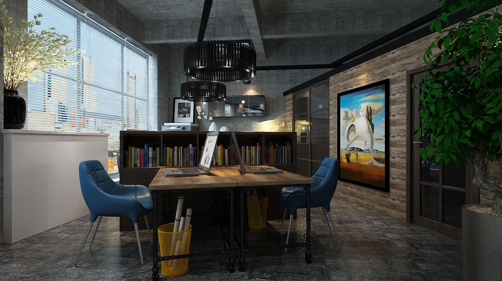 虹口區(qū)清新風(fēng)格辦公室裝修設(shè)計-第4張圖片-上海古都建筑設(shè)計集團