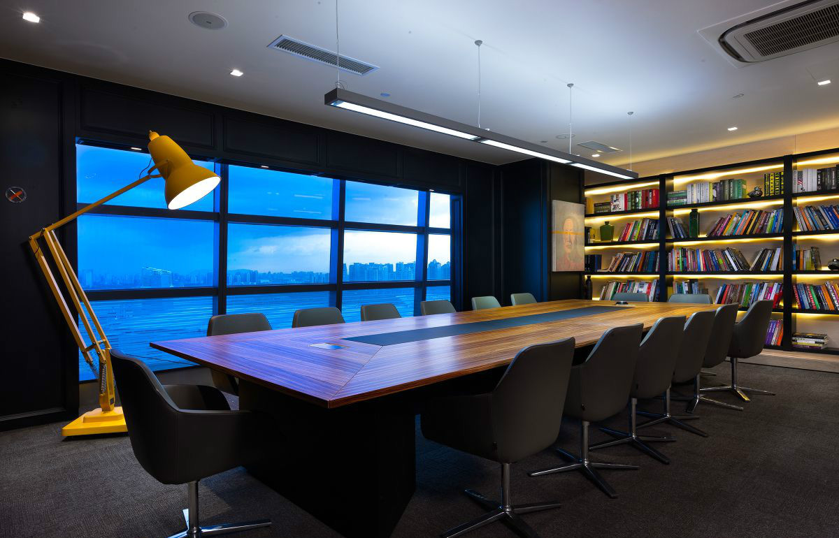 上海夜景辦公室裝修設計-第3張圖片-上海古都建筑設計集團 上海夜景辦公室裝修設計-第3張圖片-上海古都建筑設計集團