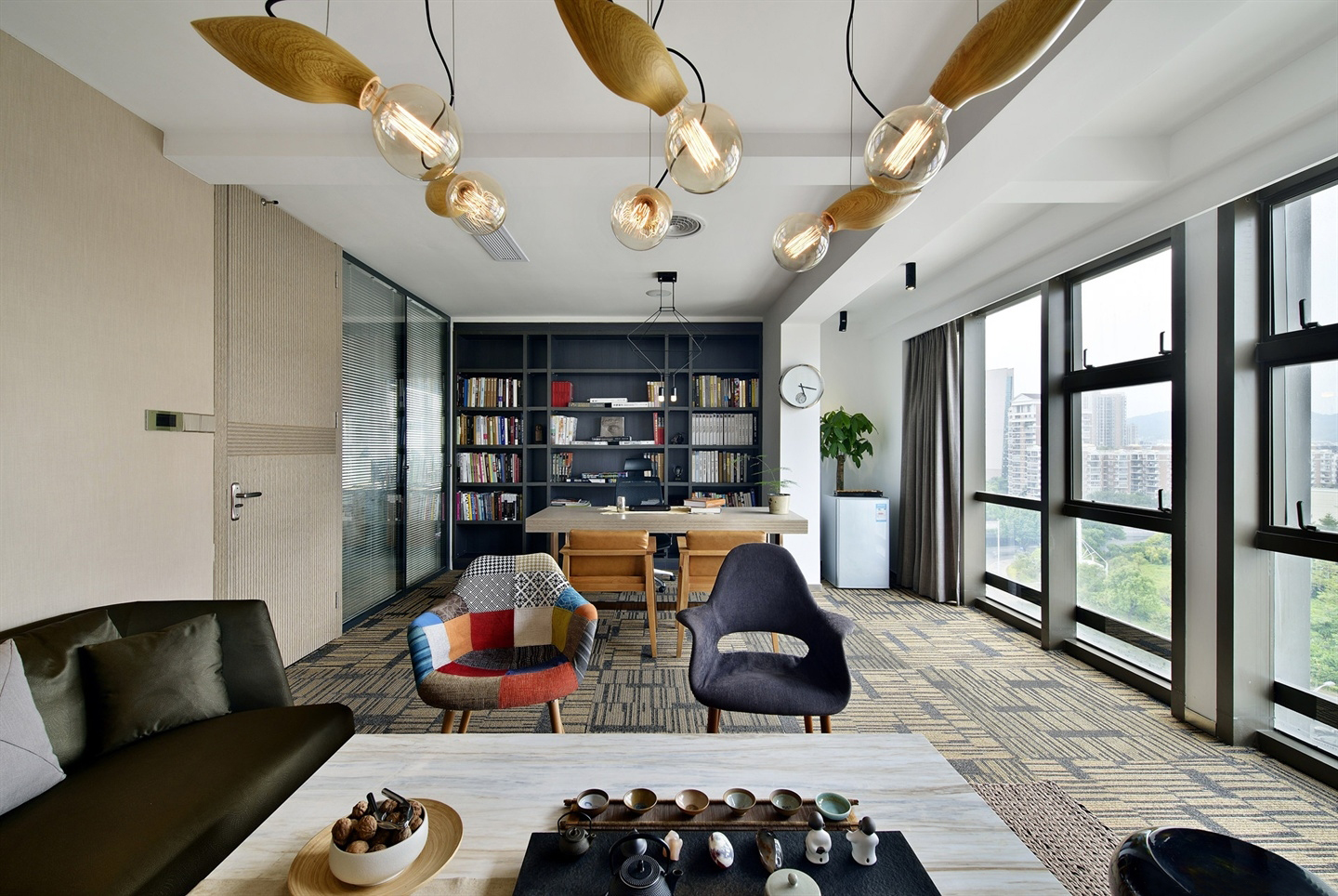 虹口區(qū)混搭風格辦公室裝修設計-第2張圖片-上海古都建筑設計集團 虹口區(qū)混搭風格辦公室裝修設計-第2張圖片-上海古都建筑設計集團