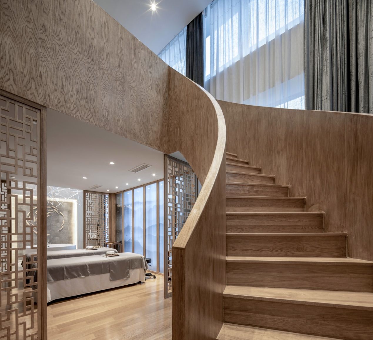 禪意風(fēng)格美容會所裝修設(shè)計-第3張圖片-上海古都建筑設(shè)計集團 禪意風(fēng)格美容會所裝修設(shè)計-第3張圖片-上海古都建筑設(shè)計集團