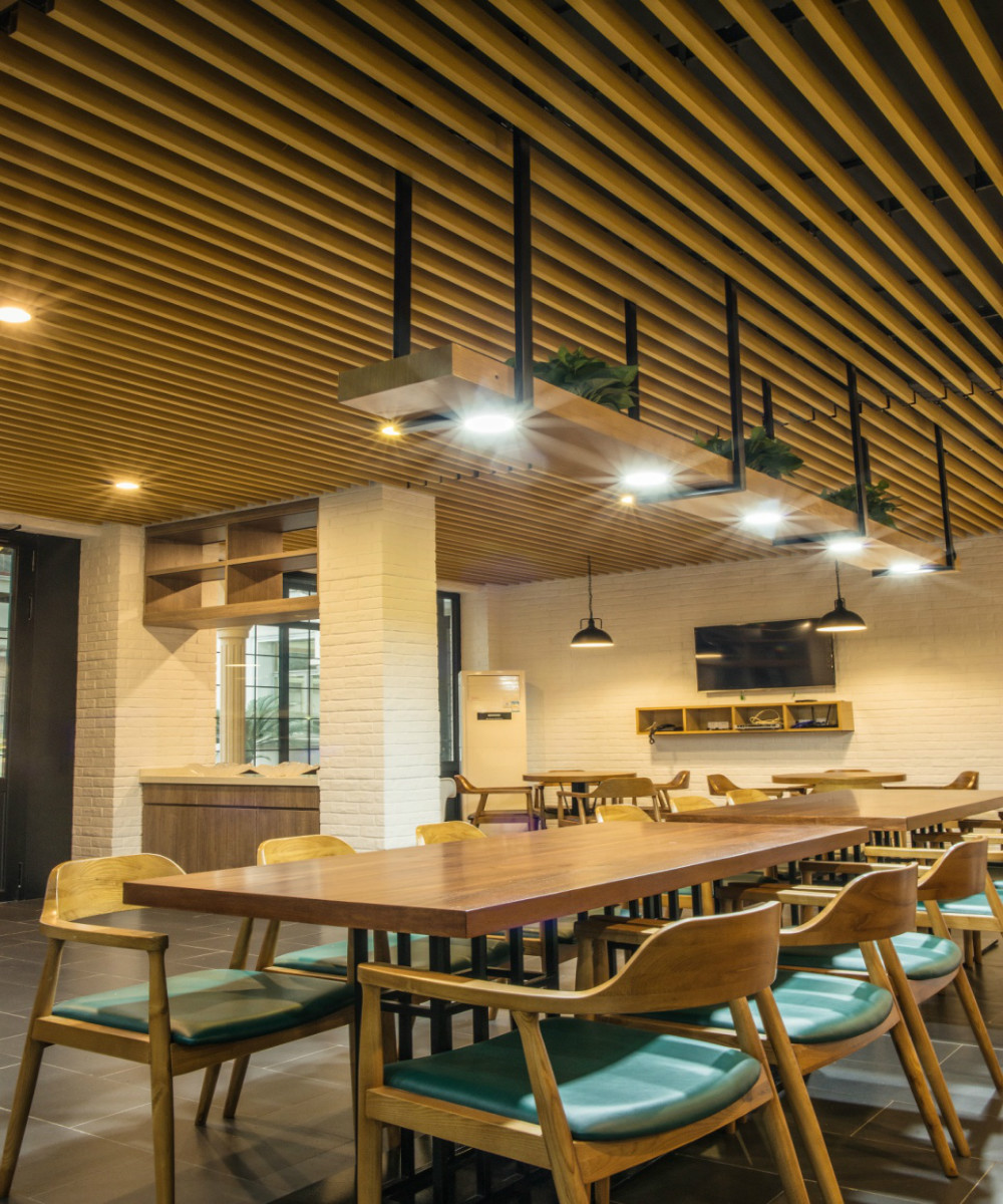 浦東新區(qū)120平北歐風(fēng)格餐廳裝修設(shè)計-第2張圖片-上海古都建筑設(shè)計集團(tuán)