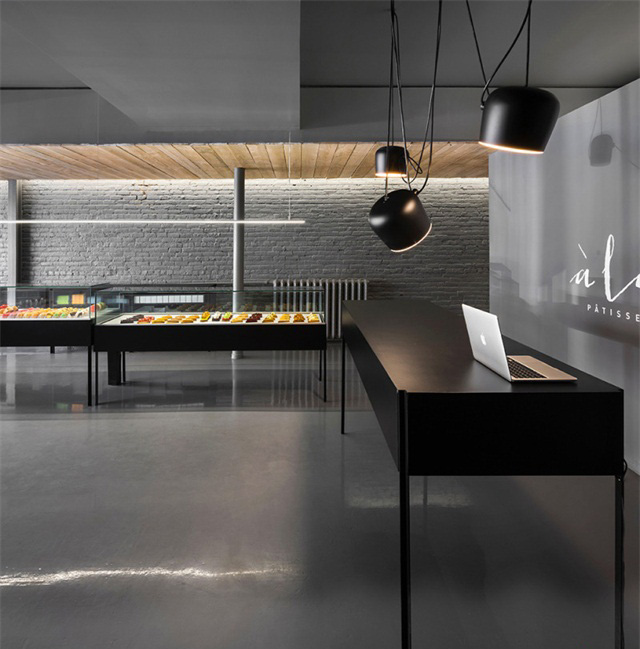 簡約灰色調(diào)面包店裝修設(shè)計-第4張圖片-上海古都建筑設(shè)計集團