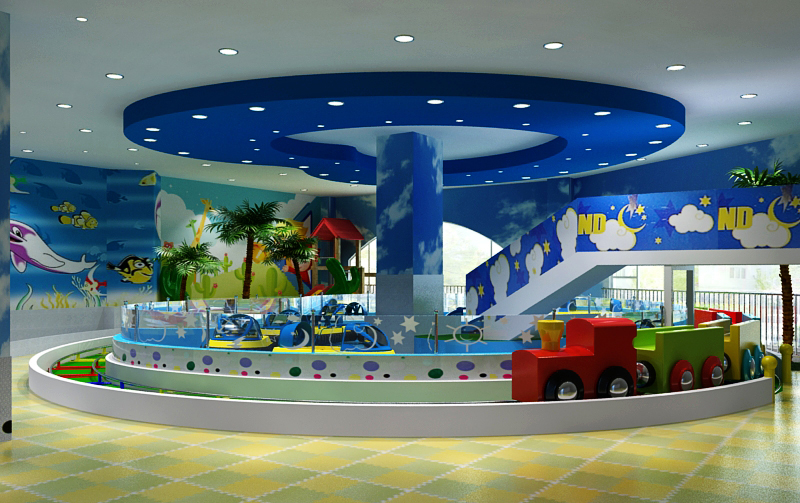 普陀區(qū)現(xiàn)代兒童樂園裝修設計-第2張圖片-上海古都建筑設計集團
