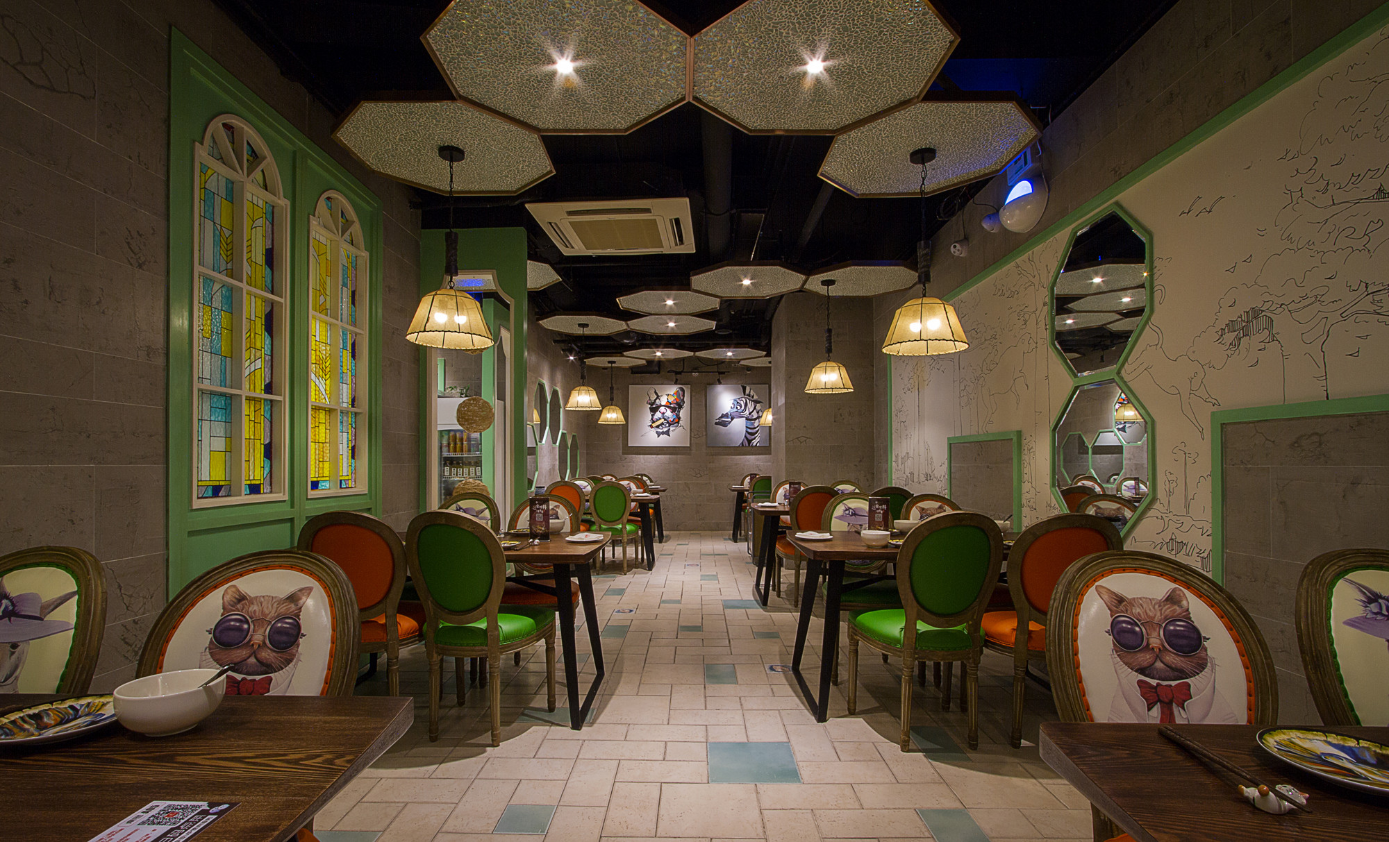 懷舊風(fēng)格茶餐廳裝修設(shè)計-第1張圖片-上海古都建筑設(shè)計集團(tuán)