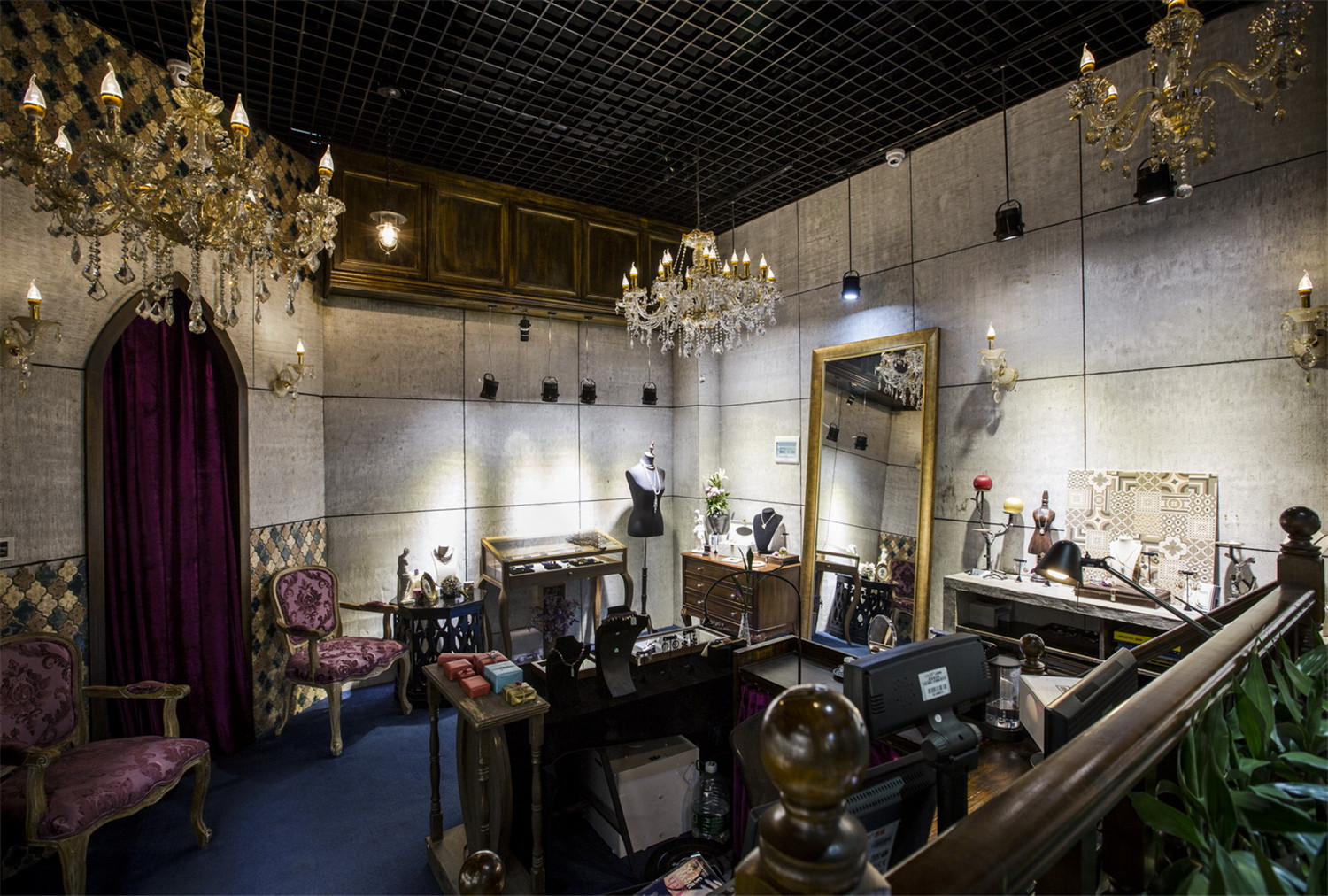 奢華珠寶店裝修設計-第1張圖片-上海古都建筑設計集團