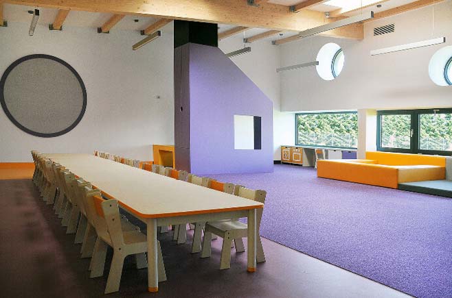 空曠明亮幼兒園裝修設(shè)計-第1張圖片-上海古都建筑設(shè)計集團(tuán)