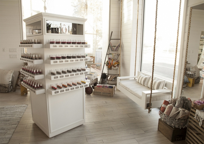 清新簡約美甲店裝修設(shè)計-第1張圖片-上海古都建筑設(shè)計集團(tuán)