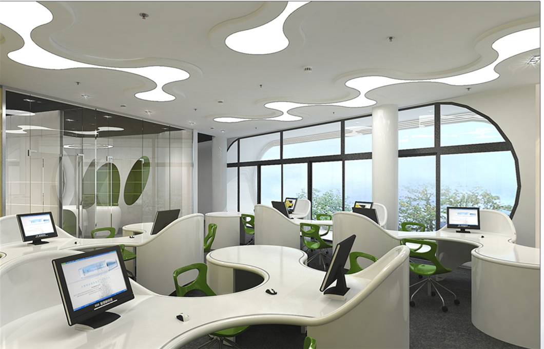 化妝品公司辦公樓裝修設(shè)計-第3張圖片-上海古都建筑設(shè)計集團