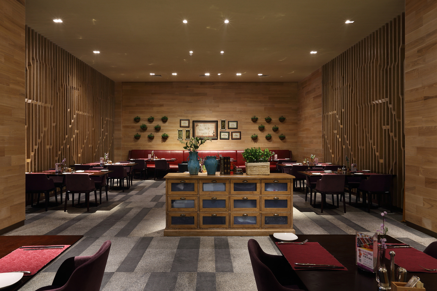 高檔自助餐廳裝修設(shè)計-第4張圖片-上海古都建筑設(shè)計集團(tuán)