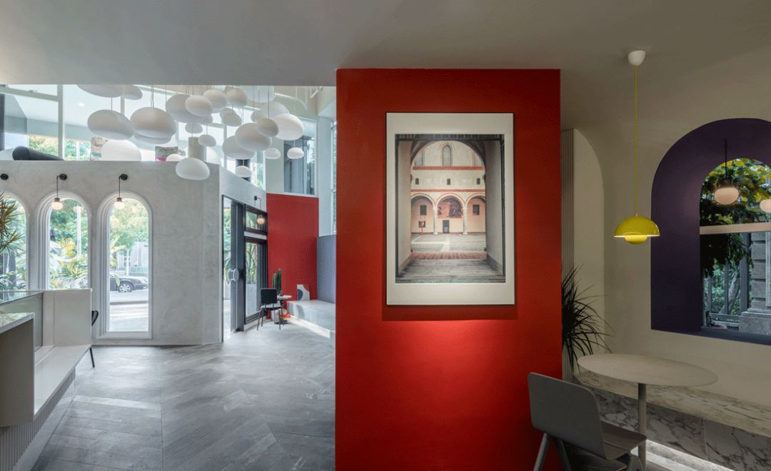 簡(jiǎn)約現(xiàn)代餐廳裝修設(shè)計(jì)-第4張圖片-上海古都建筑設(shè)計(jì)集團(tuán)