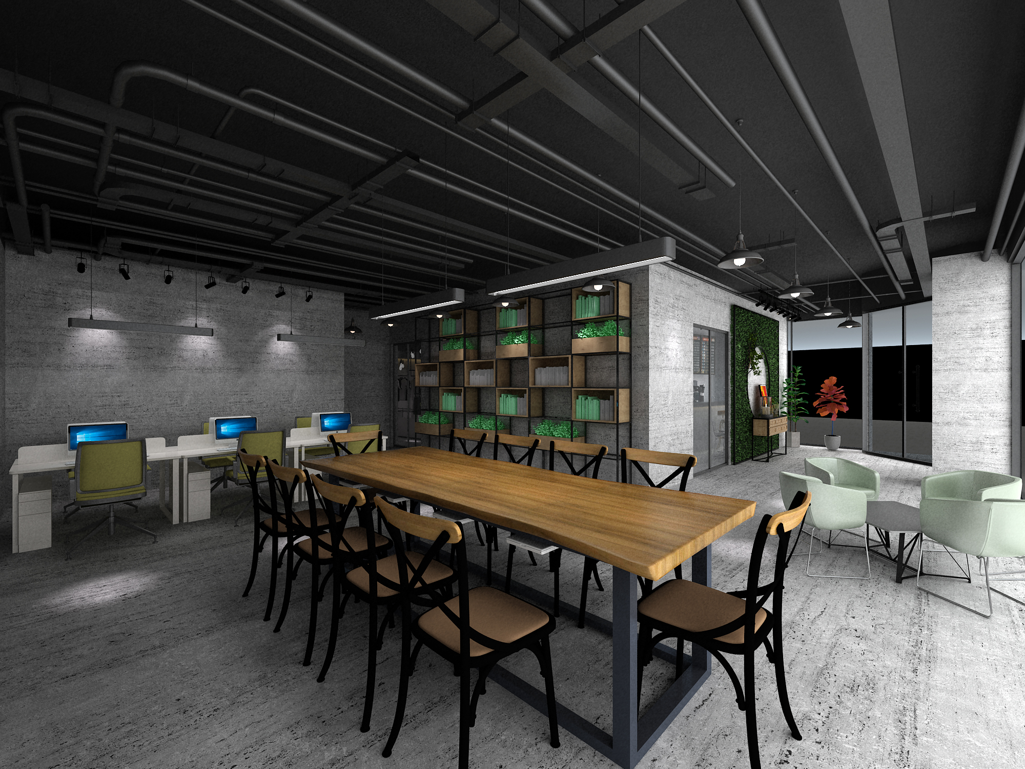 工業(yè)風服裝店裝修設(shè)計-第3張圖片-上海古都建筑設(shè)計集團 工業(yè)風服裝店裝修設(shè)計-第3張圖片-上海古都建筑設(shè)計集團