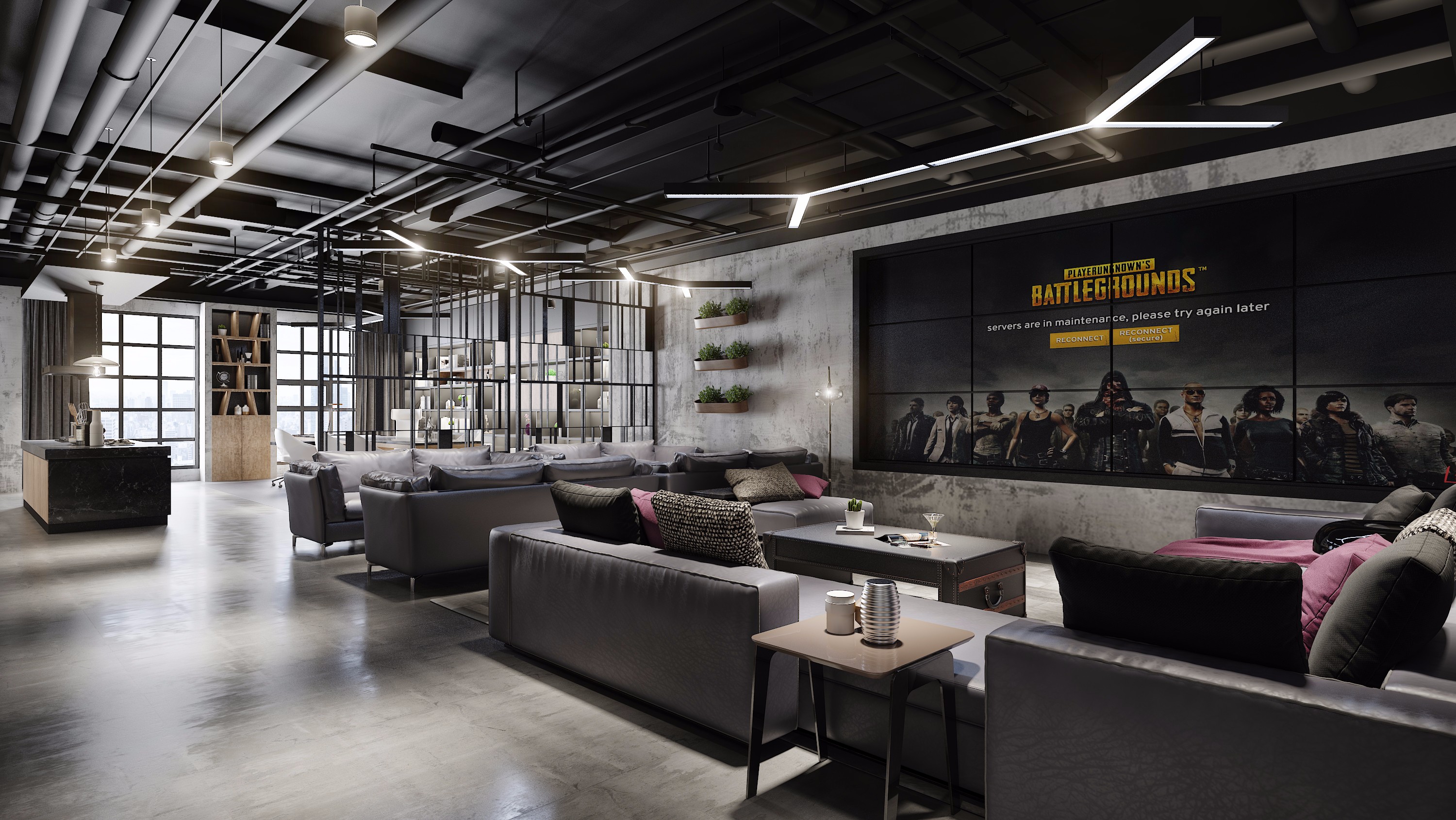 工業(yè)風(fēng)辦公室休閑區(qū)裝修設(shè)計-第2張圖片-上海古都建筑設(shè)計集團 工業(yè)風(fēng)辦公室休閑區(qū)裝修設(shè)計-第2張圖片-上海古都建筑設(shè)計集團