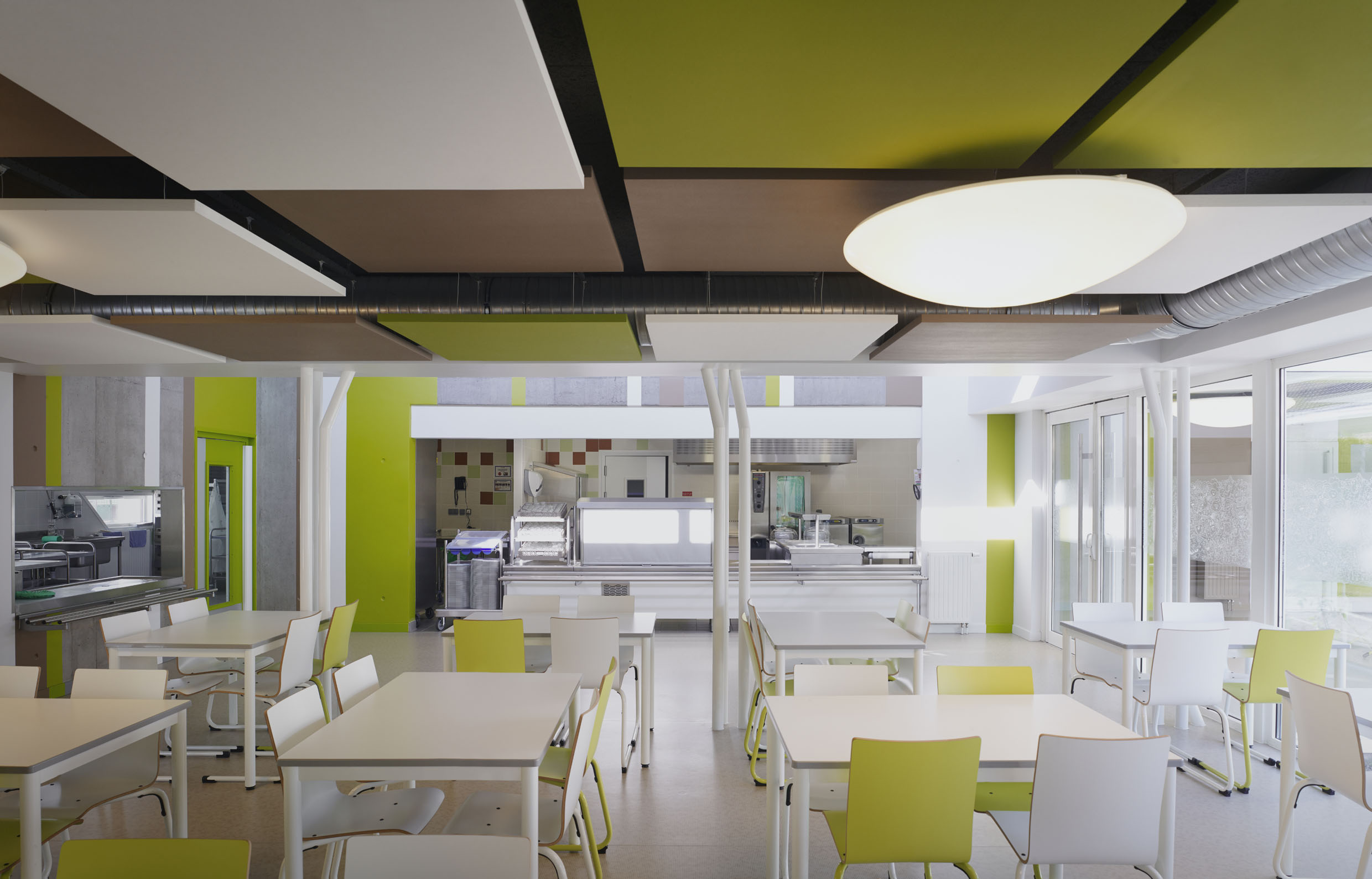 開闊大學(xué)食堂裝修設(shè)計-第4張圖片-上海古都建筑設(shè)計集團(tuán)