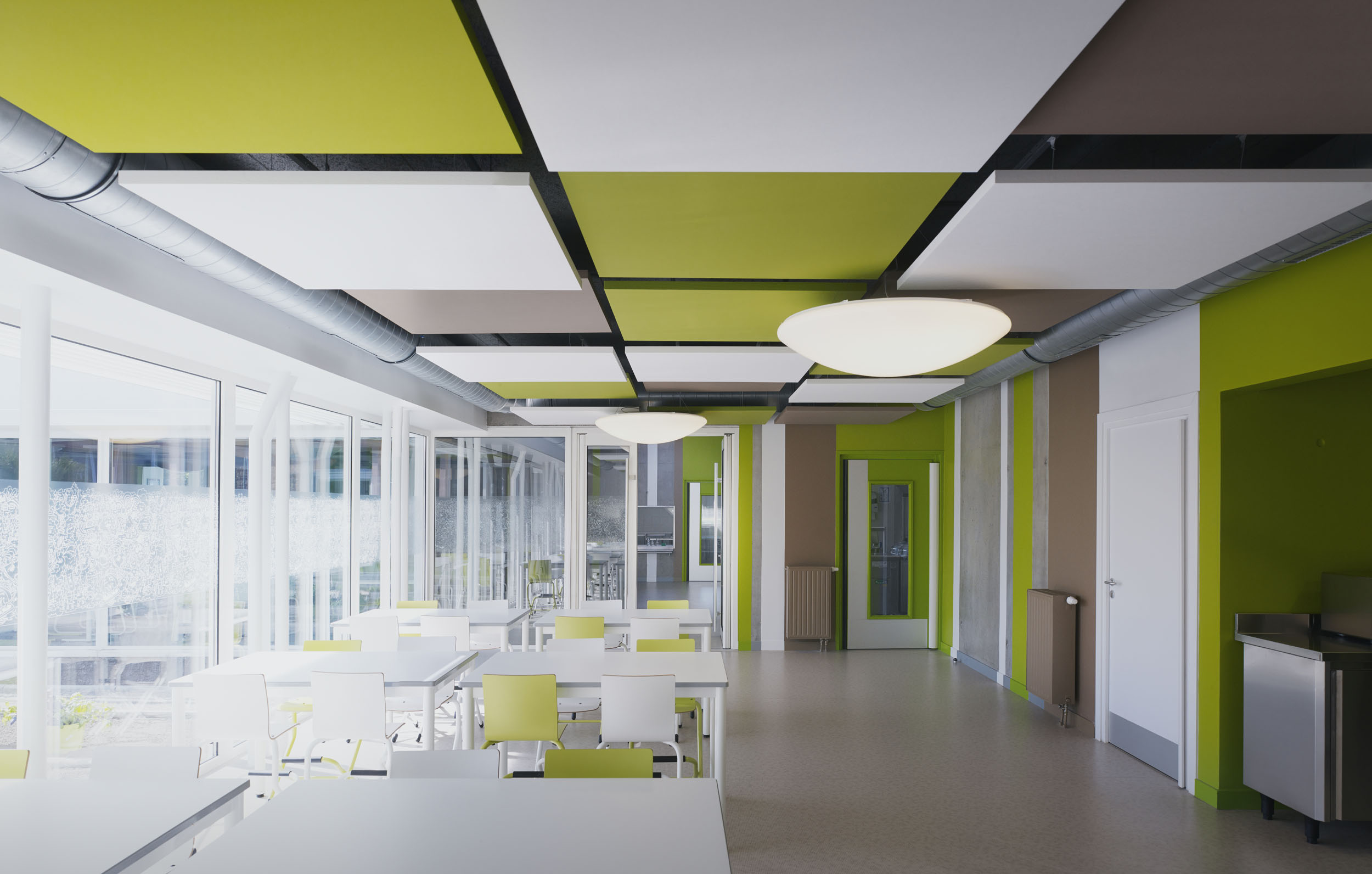 開闊大學(xué)食堂裝修設(shè)計-第5張圖片-上海古都建筑設(shè)計集團(tuán)