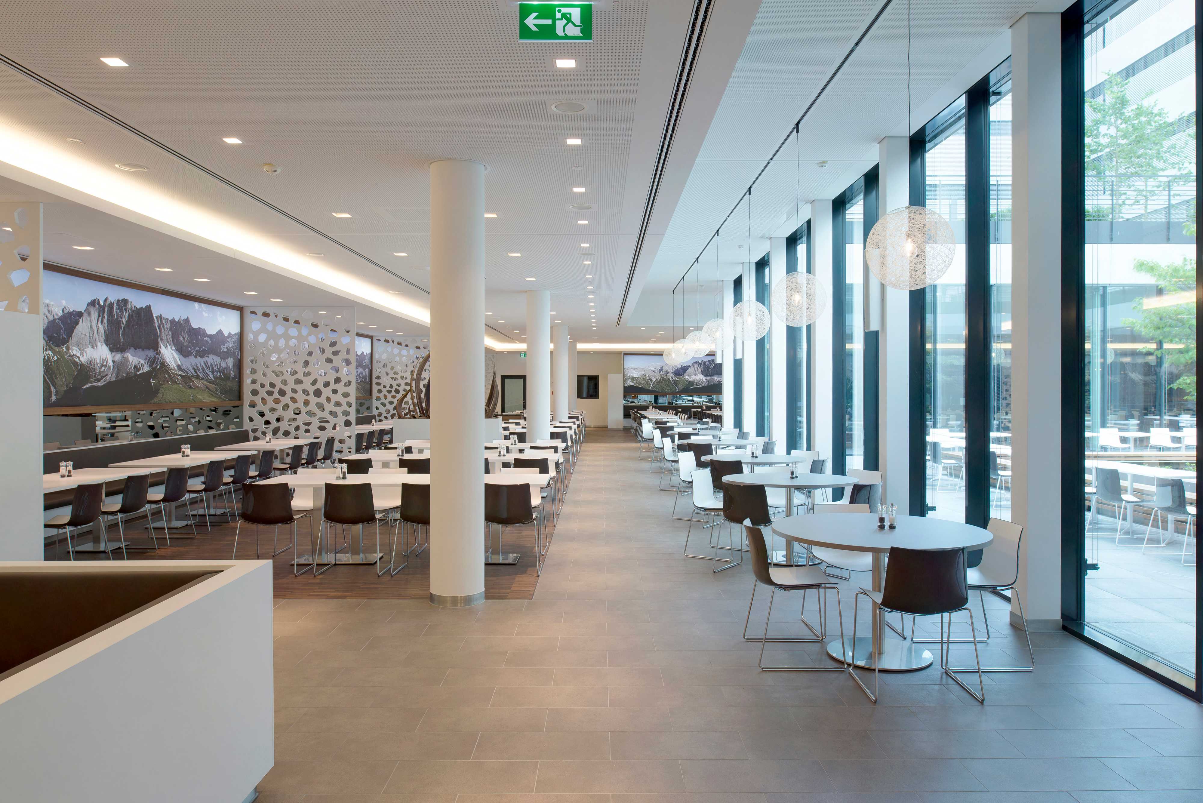 辦公樓食堂裝修設計效果圖-第1張圖片-上海古都建筑設計集團 辦公樓食堂裝修設計效果圖-第1張圖片-上海古都建筑設計集團