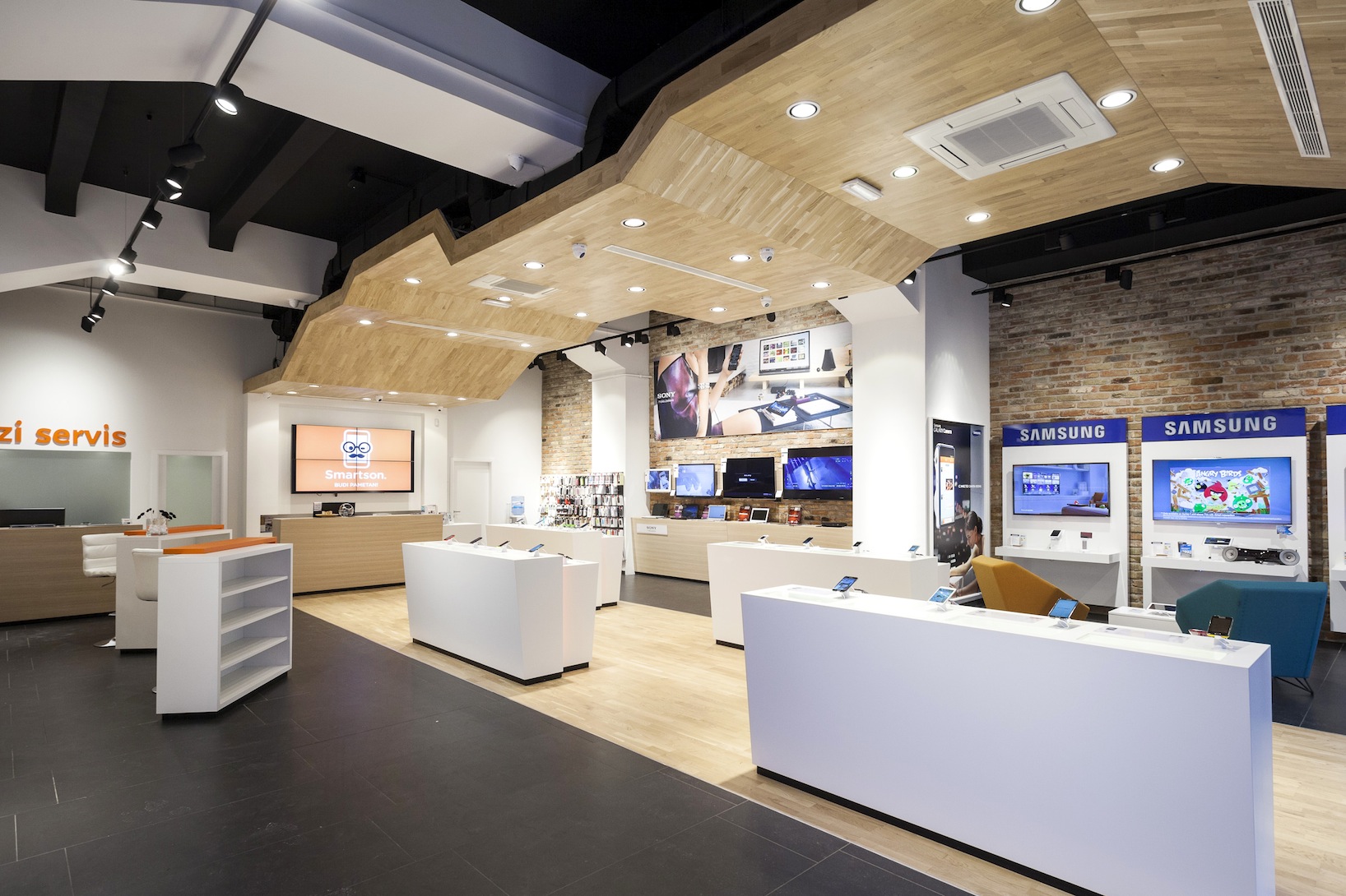 現(xiàn)代科技手機(jī)營業(yè)廳裝修設(shè)計-第4張圖片-上海古都建筑設(shè)計集團(tuán)