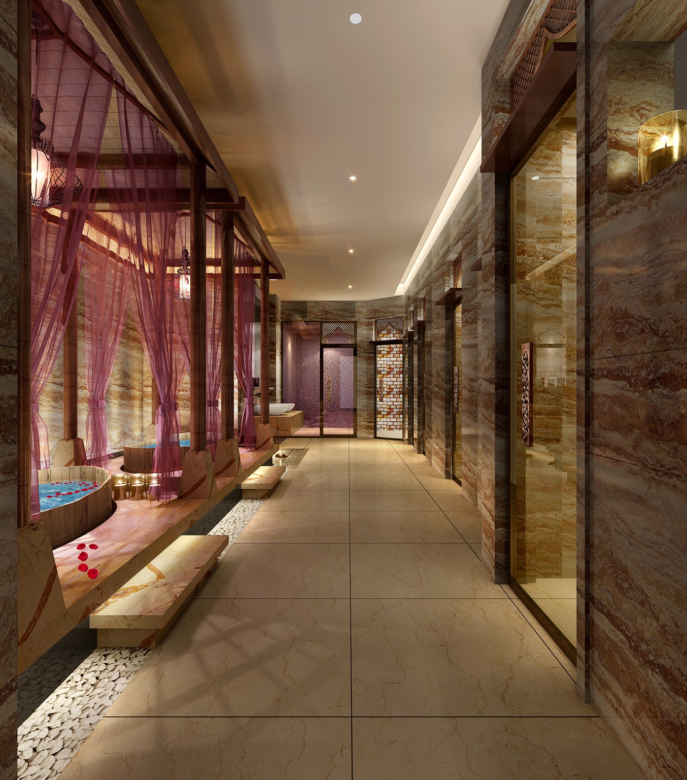 東南亞風格澡堂裝修設計-第2張圖片-上海古都建筑設計集團 東南亞風格澡堂裝修設計-第2張圖片-上海古都建筑設計集團