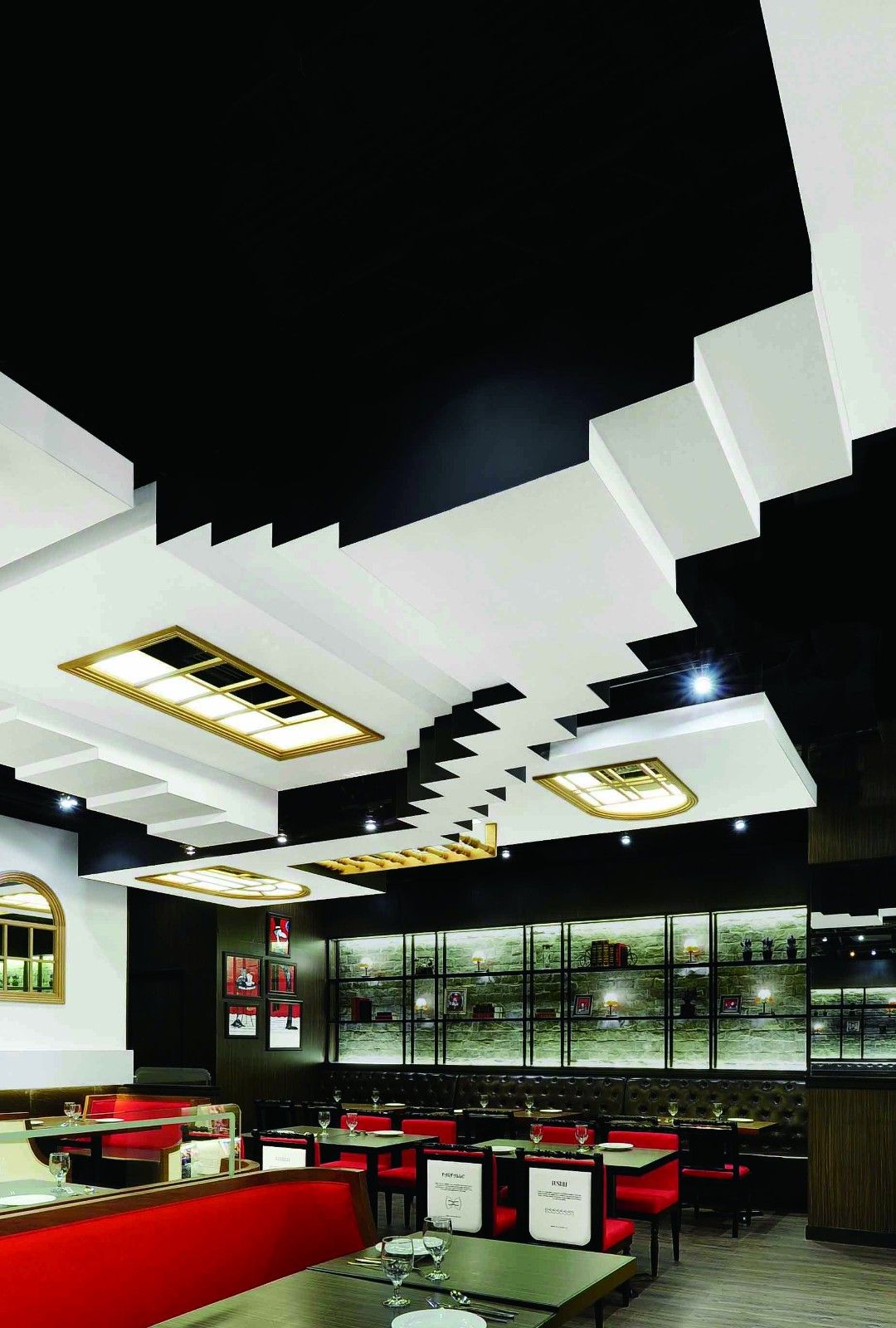 浦東新區(qū)法式時尚餐廳裝修設計-第4張圖片-上海古都建筑設計集團