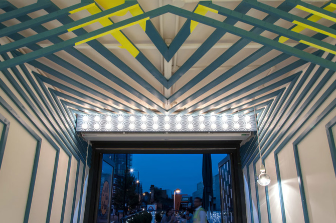 時尚簡約奶茶店裝修設(shè)計-第3張圖片-上海古都建筑設(shè)計集團(tuán)