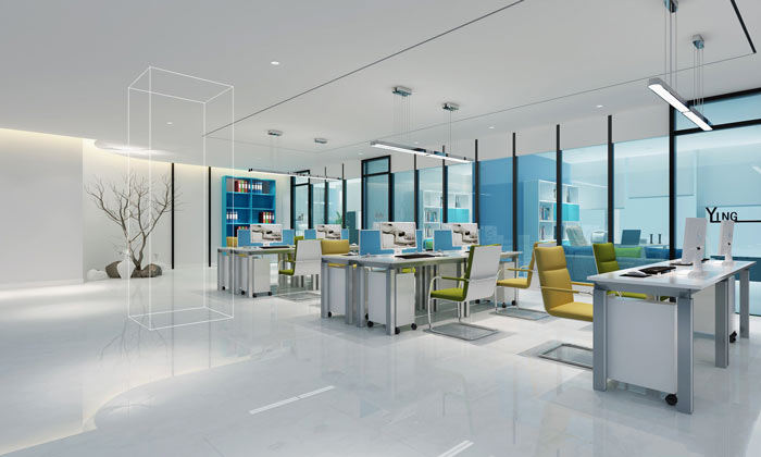 服裝貿(mào)易公司辦公室裝修設(shè)計-第1張圖片-上海古都建筑設(shè)計集團