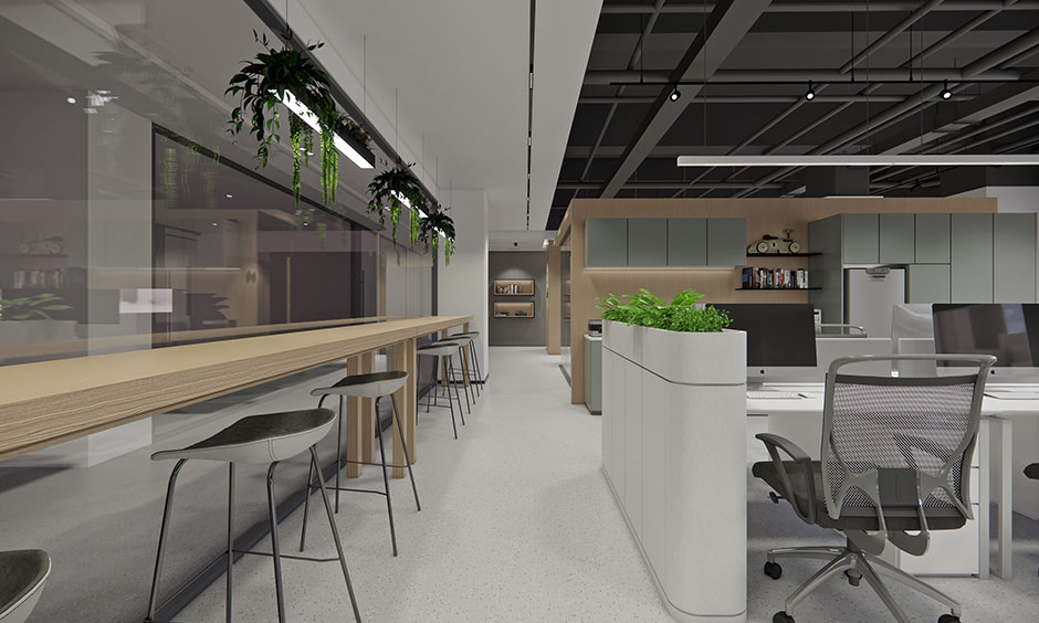 簡約科技風(fēng)格辦公室裝修設(shè)計-第2張圖片-上海古都建筑設(shè)計集團(tuán)