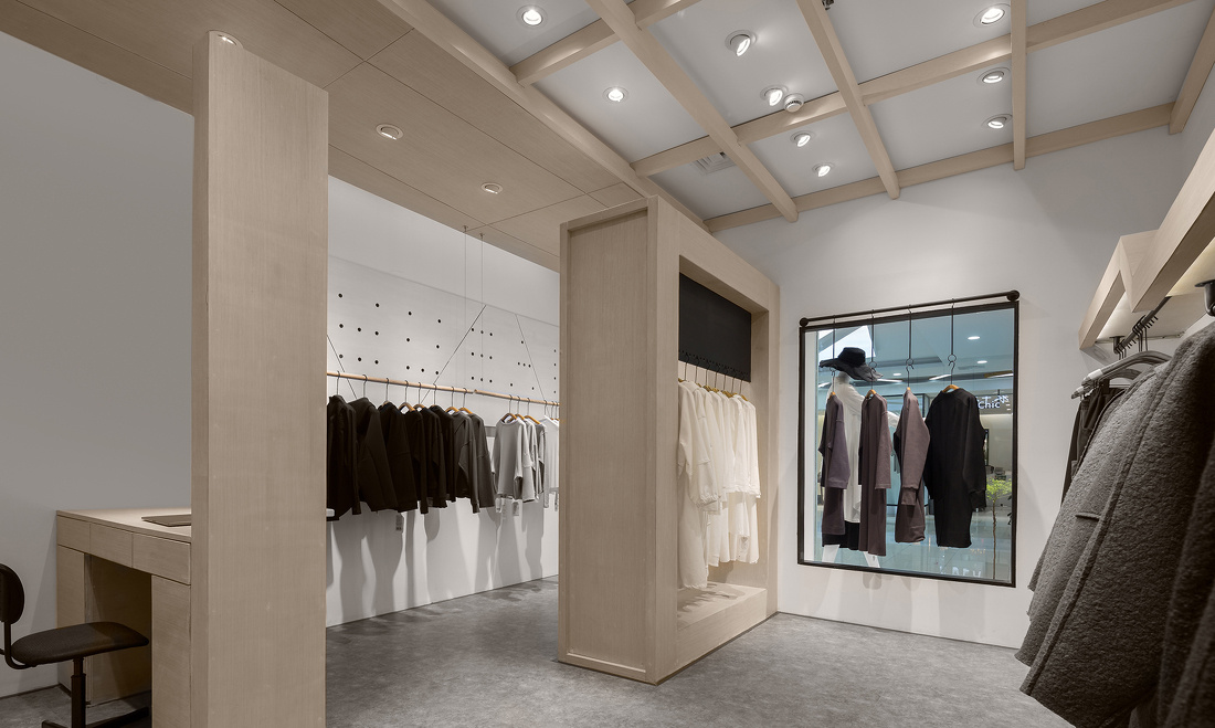 時(shí)尚簡(jiǎn)約服裝店裝修設(shè)計(jì)-第3張圖片-上海古都建筑設(shè)計(jì)集團(tuán)
