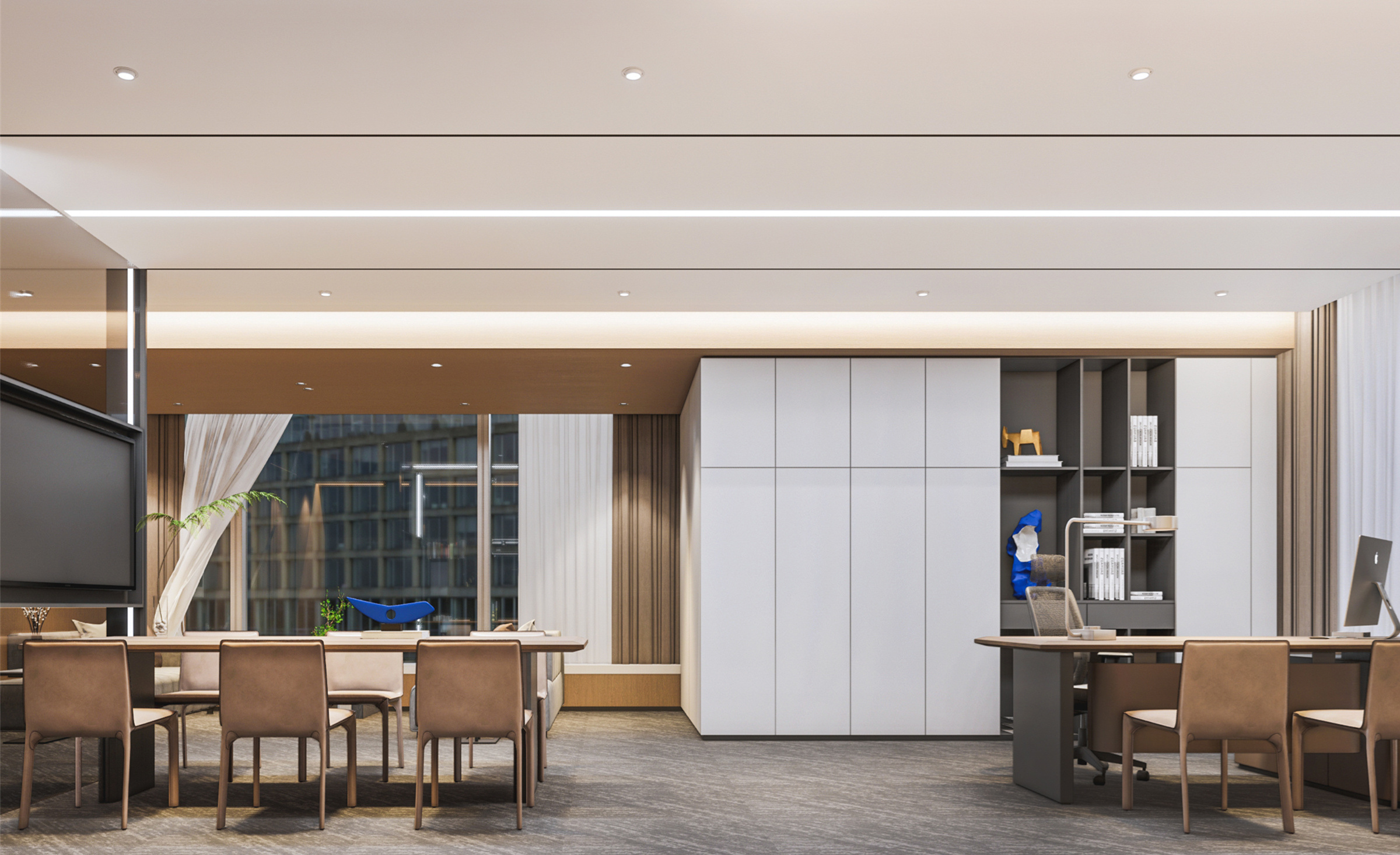 科技復式風格辦公室裝修-第1張圖片-上海古都建筑設計集團