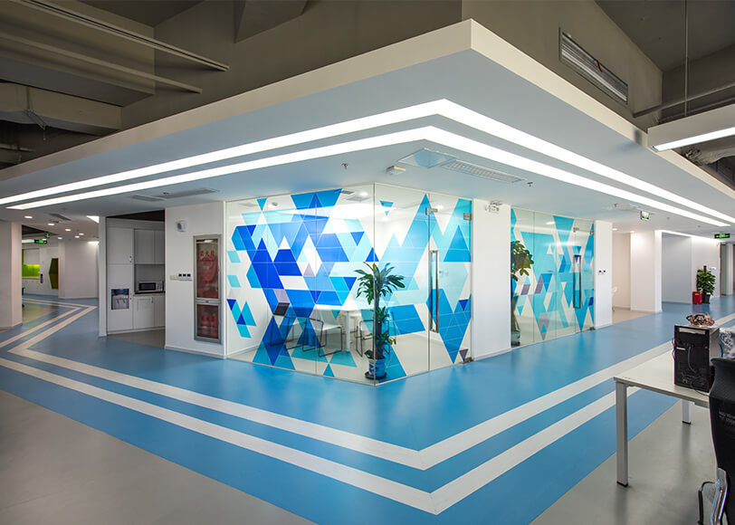 網(wǎng)絡(luò)科技公司辦公室裝修設(shè)計圖片-第1張圖片-上海古都建筑設(shè)計集團(tuán)